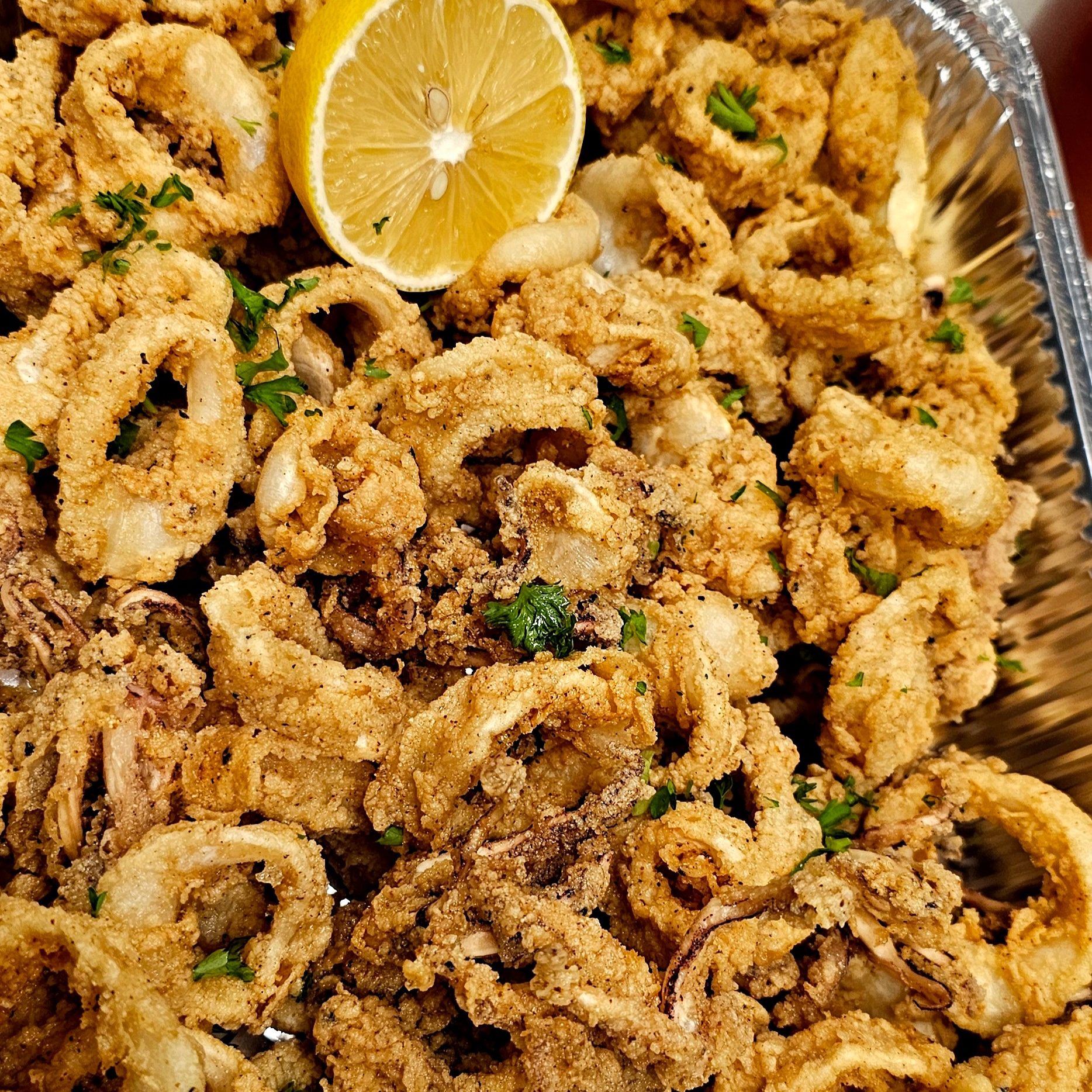 Fried Calamari Catering.