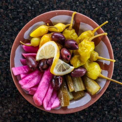Mediterranean Pickles.