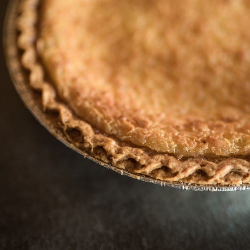 Whole Buttermilk Pie (Only available with holiday orders).
