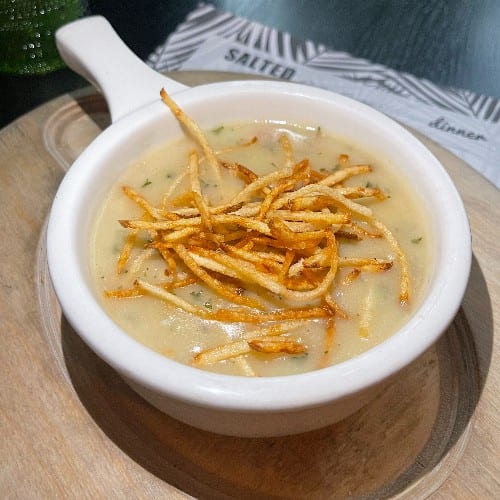 New England Clam Chowder.