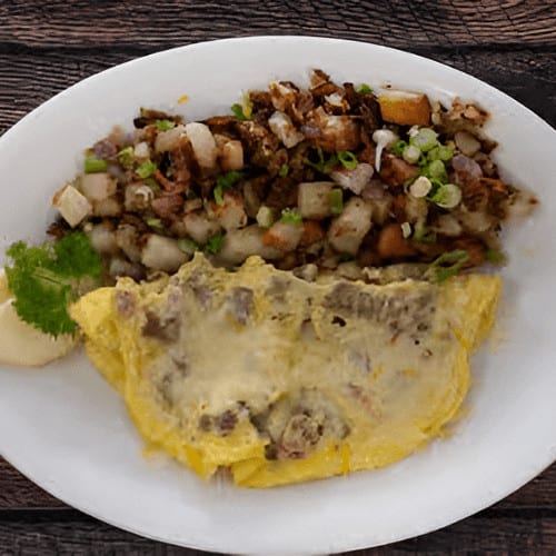 All Meat Omelet.