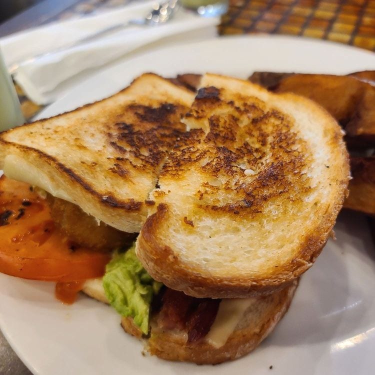 Bubba Stuffed Grilled Cheese.
