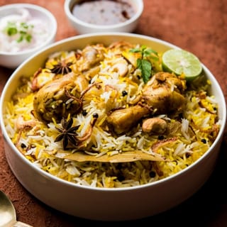 Chilli Chicken Biryani (Boneless Special)