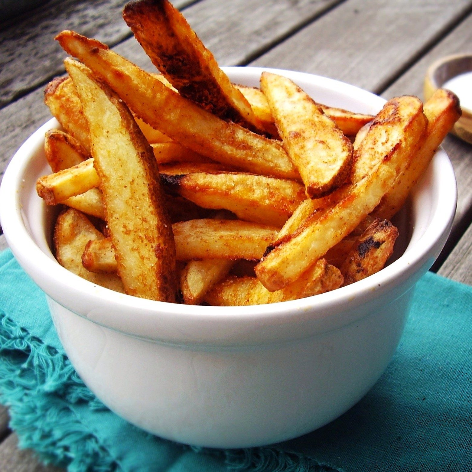 Baked "Fries" White potatoes.