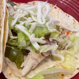 Shredded Chicken Taco