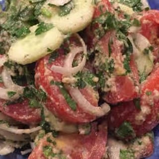 Lobio Salad with Walnuts