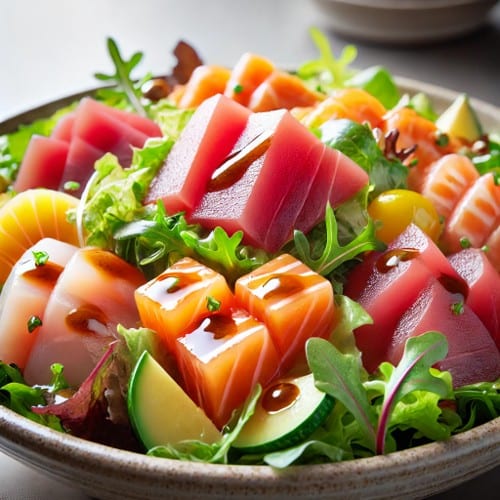 Sashimi Salad.