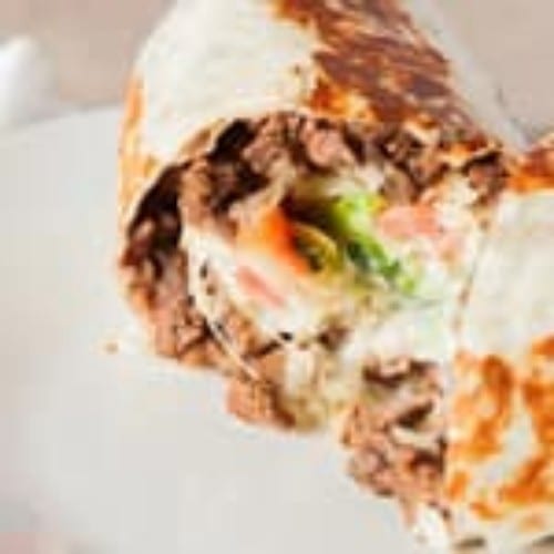 Ground Beef Burrito.
