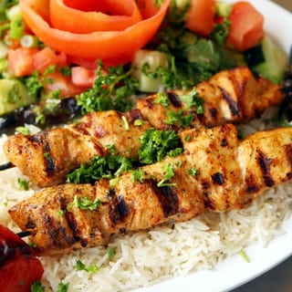 1- Grilled Shish  Kabobs