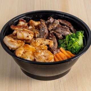Steak, Chicken & Shrimp Bowl