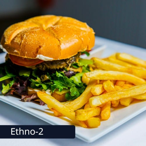 Ethno Double Cheeseburger.