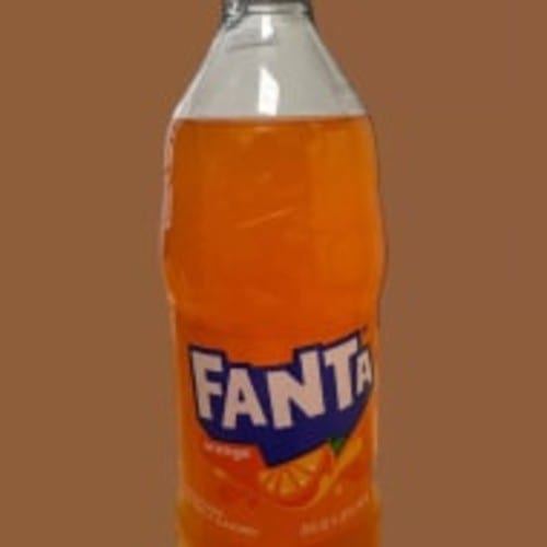 Fanta Orange Bottle.