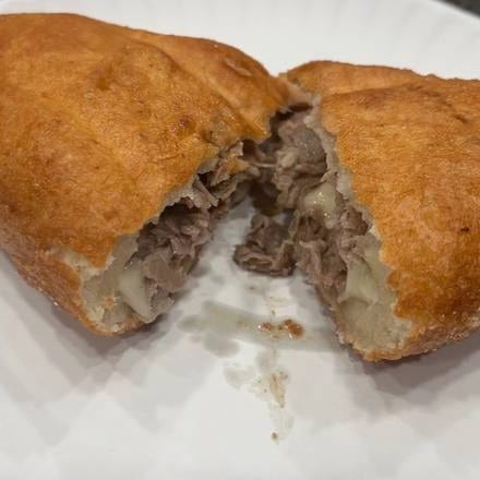 Cheese steak Panzarotti.