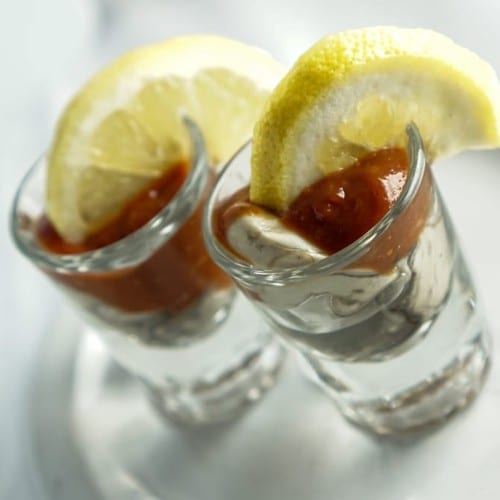 Northwest Oyster Shooters.