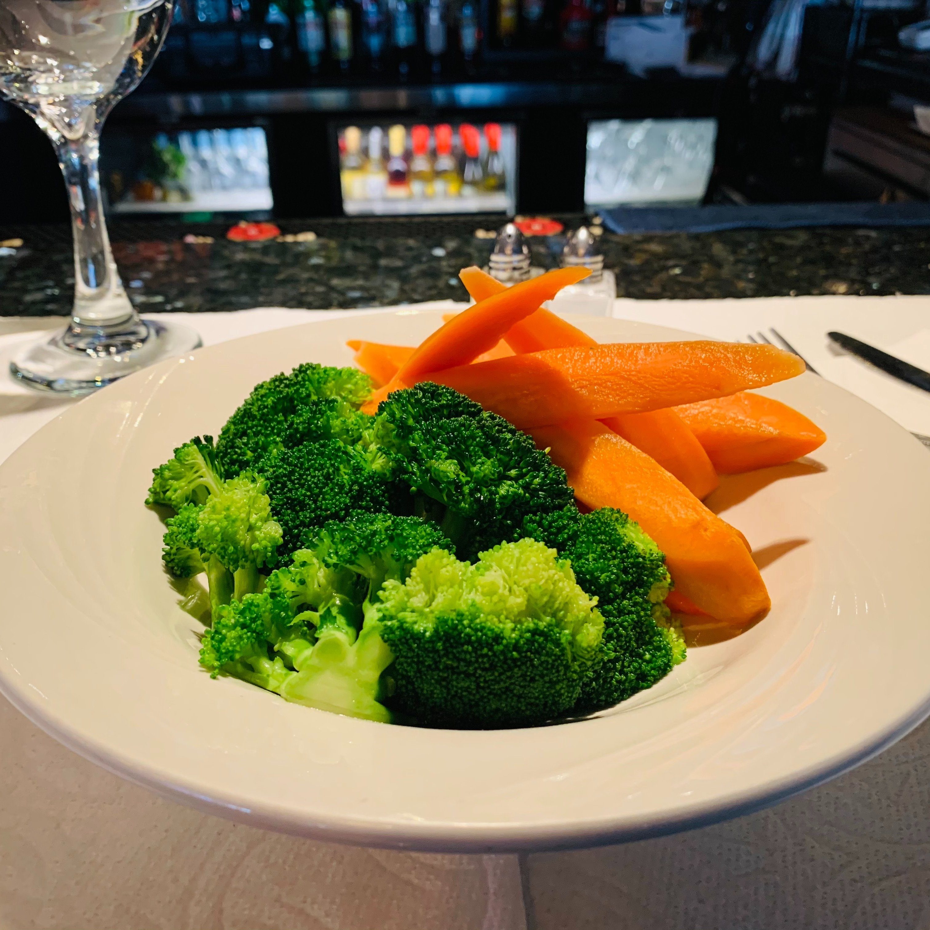 Mixed Steamed Vegetables.