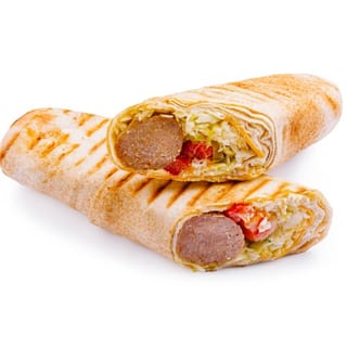 Sausage and Pepper Wrap