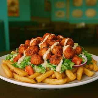 Chicken Tikka Loaded Chips