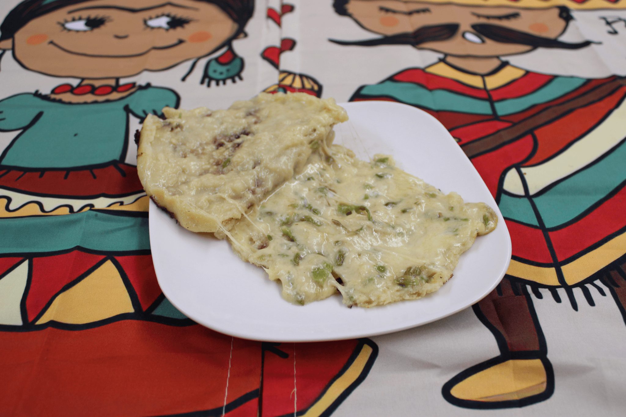 2 Pupusas de Queso con Loroco.