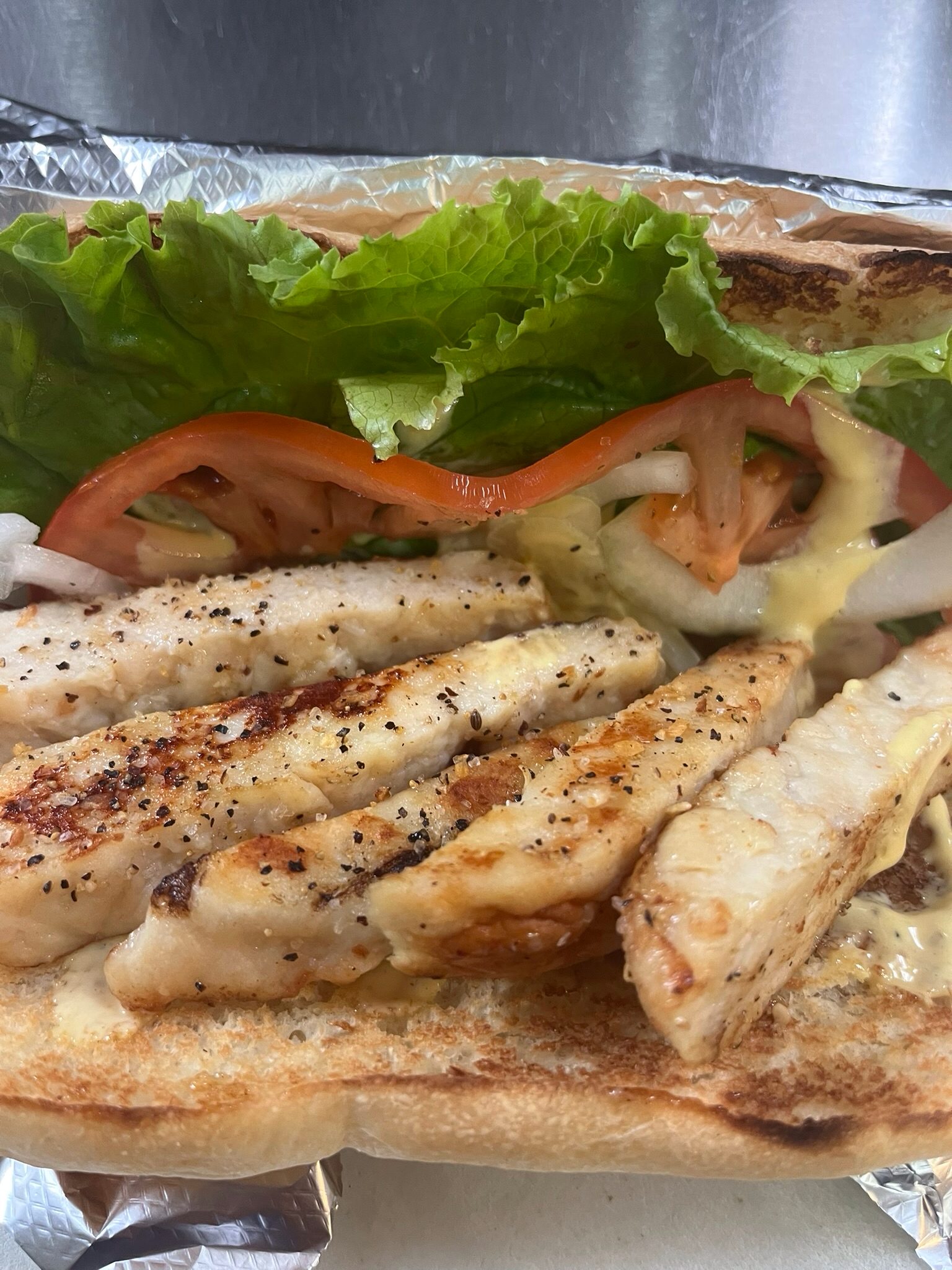 Grilled Chicken Sandwich.