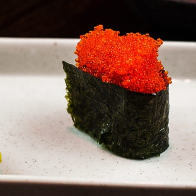 Flying Fish Roe Sushi.