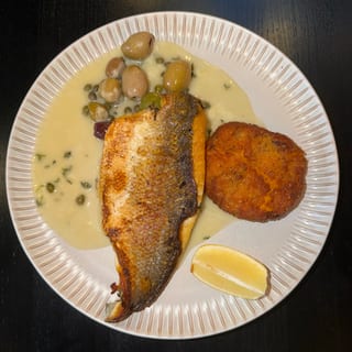 Crispy Skinned Branzini