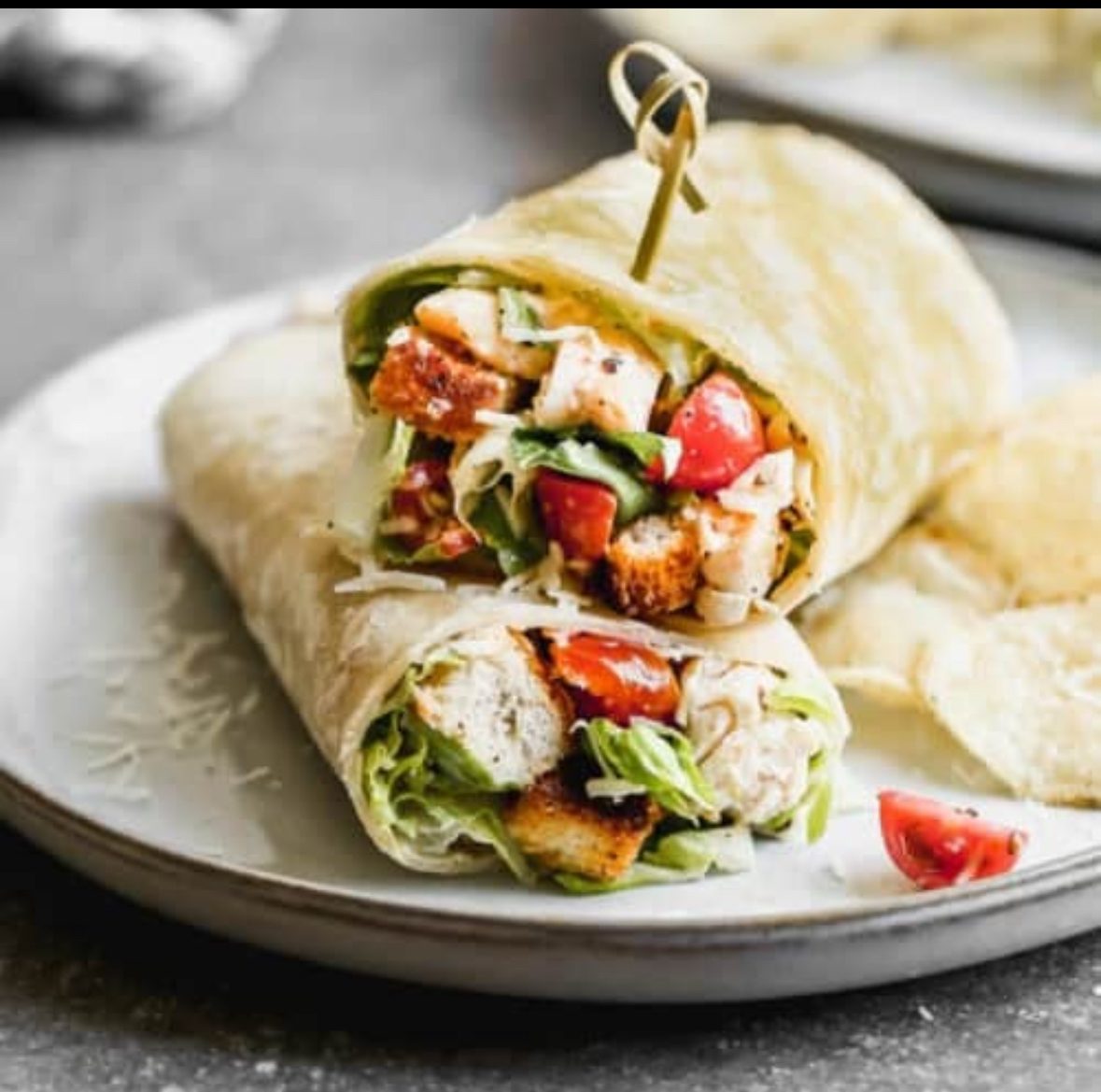 Chicken Caesar Wrap.