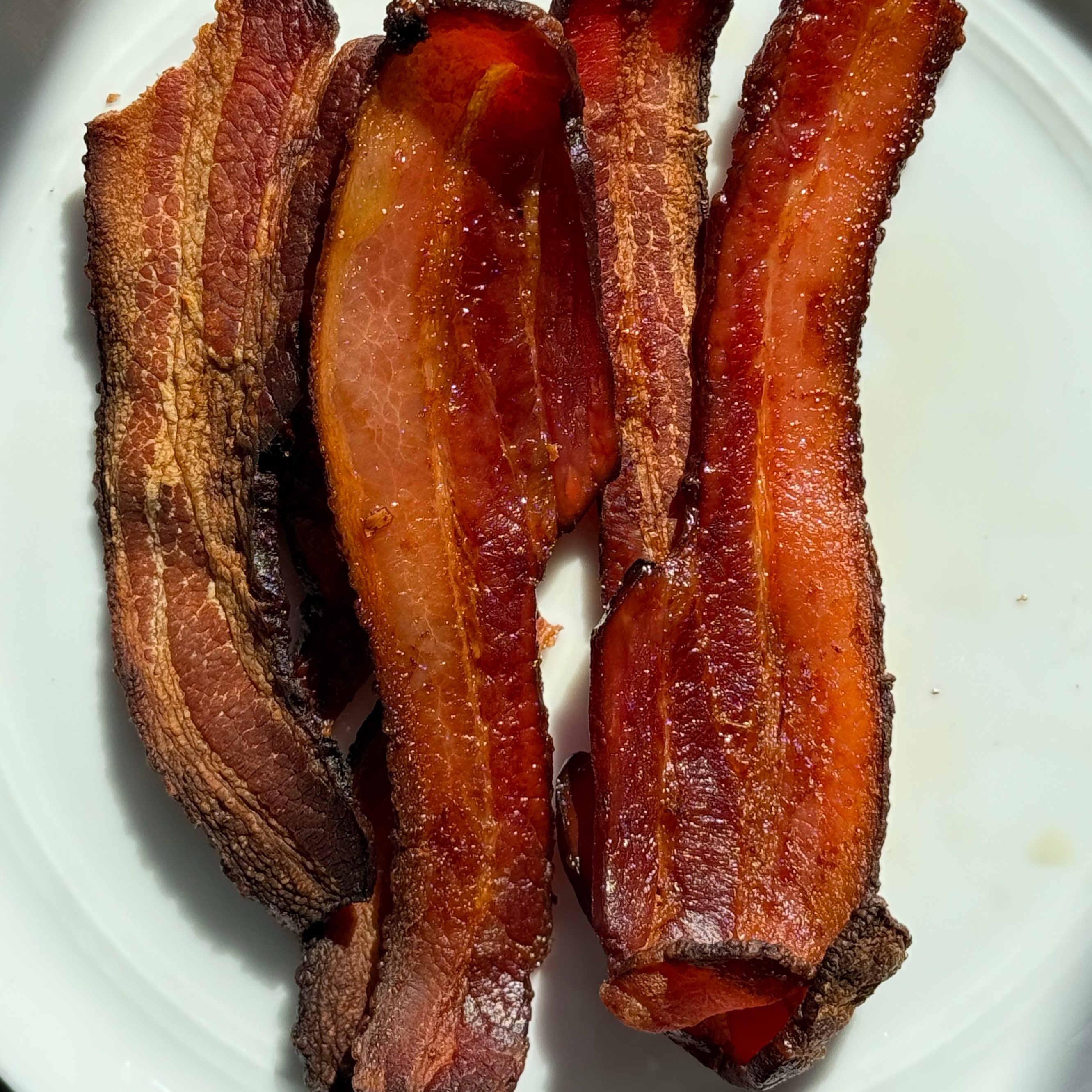 Burt’s Farm Bacon.