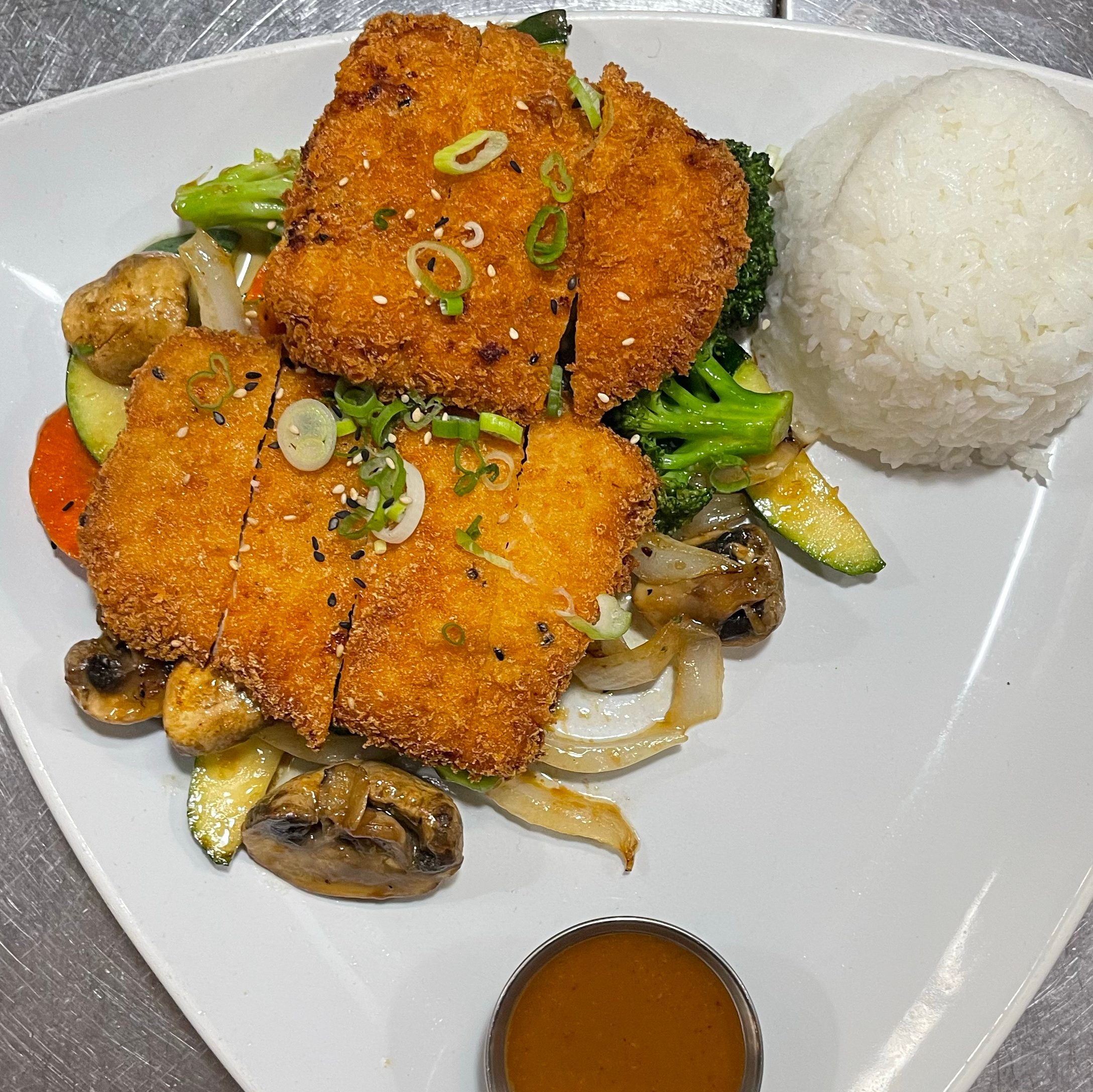 Panko Chicken Dinner.