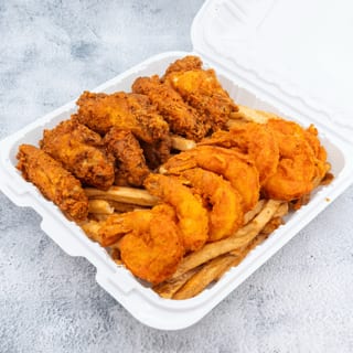 Fried Chicken & Shrimp Combo Basket