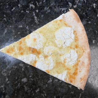 White Pizza Slice