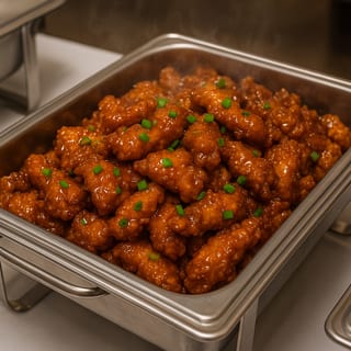 Sweet Garlic Chicken Half pan serves 10 people