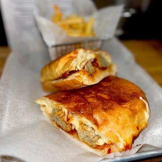 Meatball Parmesan Panini