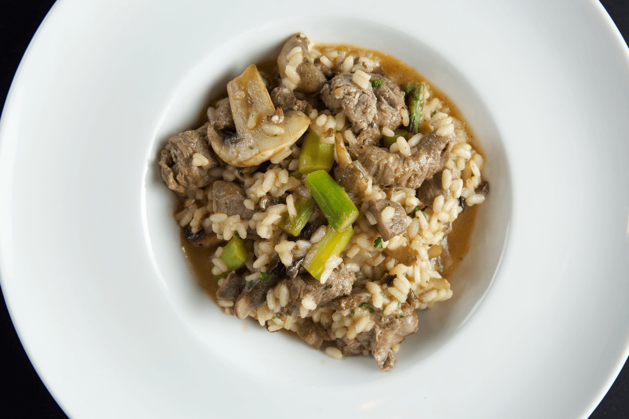 Risotto with Beef & Truffle.