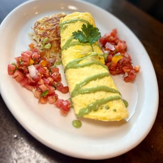 Green Chili Omelet