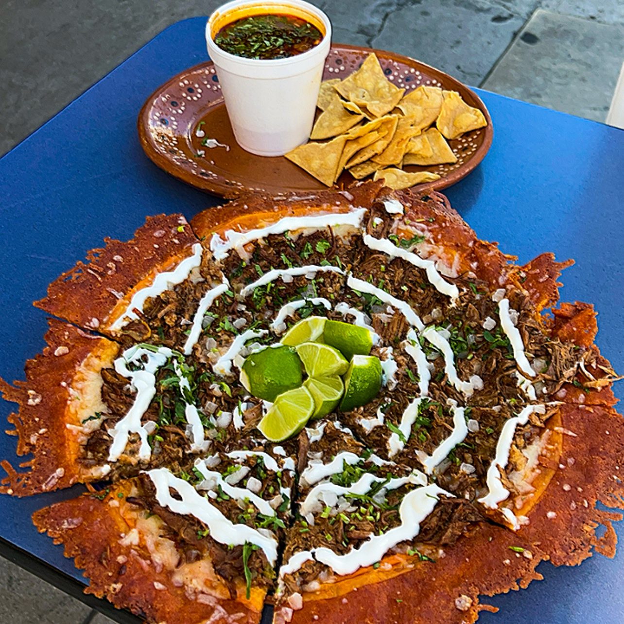 @gotbars510 Birria Pizza.