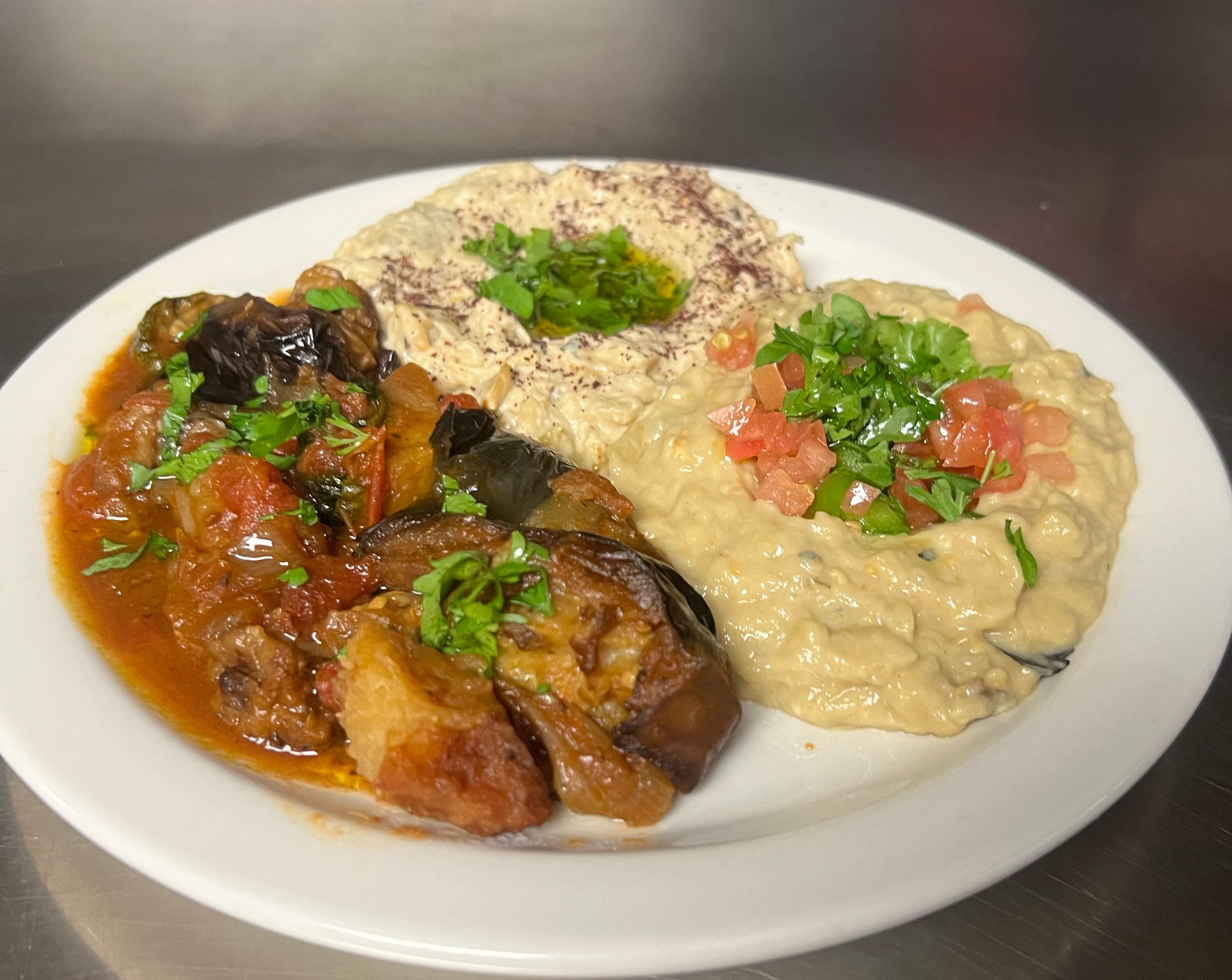 Eggplant Lovers Platter.