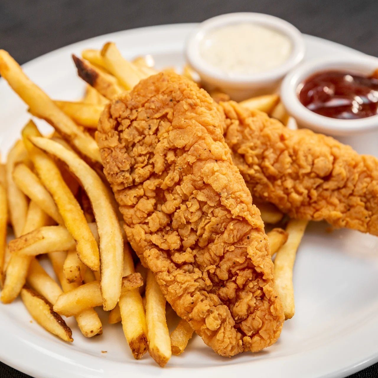 Chicken Fingers with Fries.