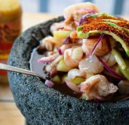 32oz Ceviche & Chips.