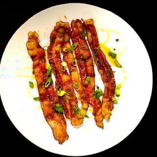 Maple Bourbon Candied Bacon