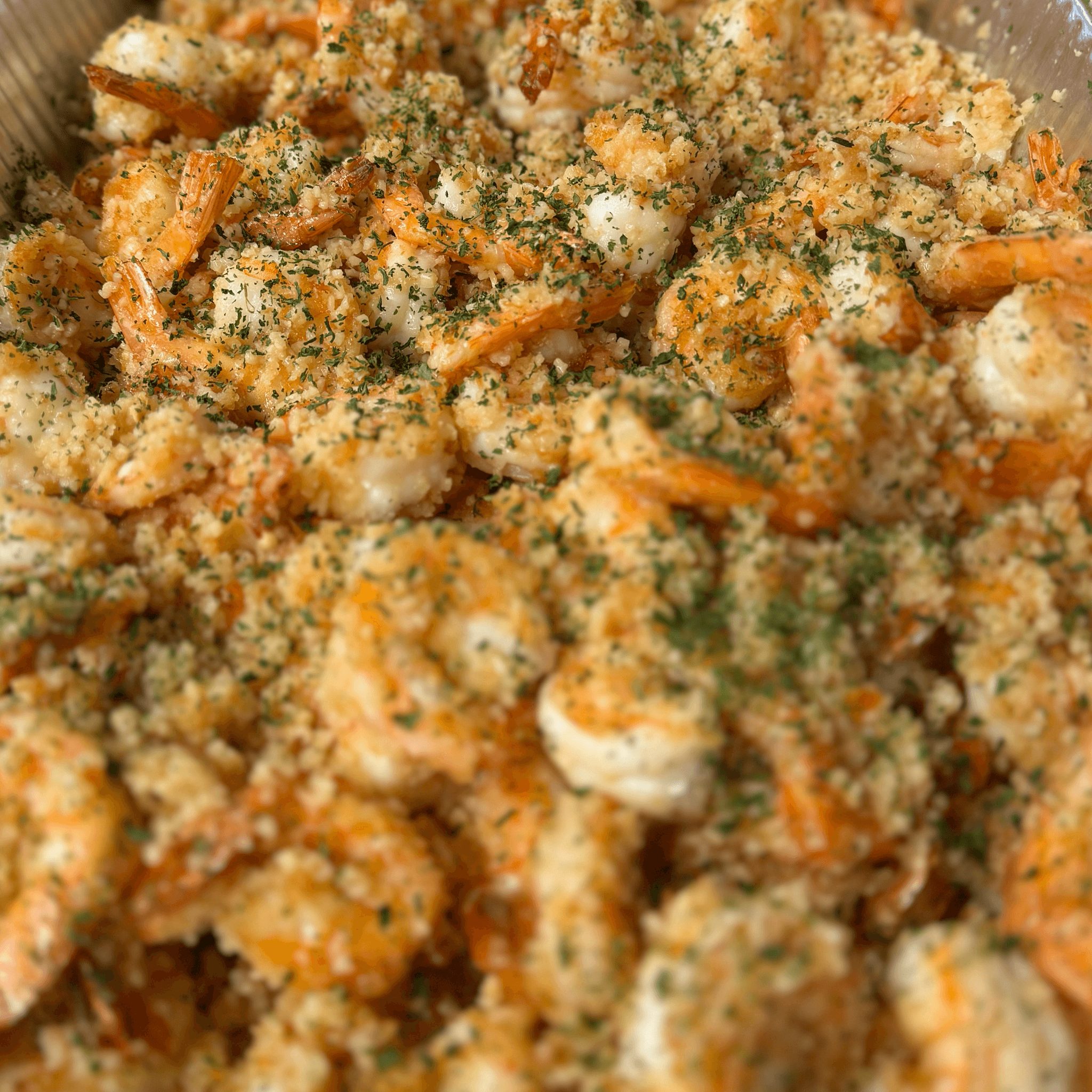 Garlic Shrimp Full Pan.
