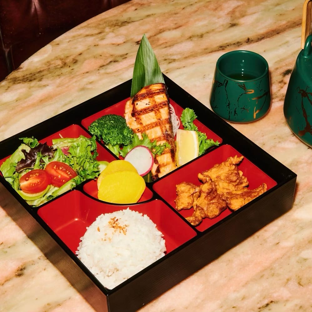 Chicken Teriyaki Bento Box Lunch Special.