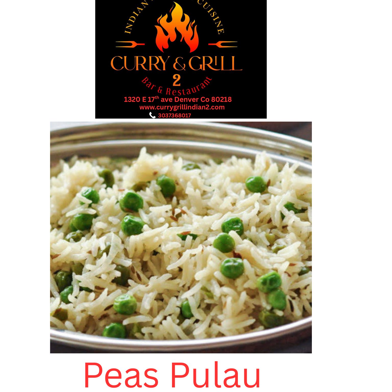 Peas Pilau.