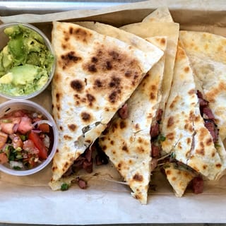 Special Quesadilla: Plant Based Cheese, Serrano Peppers, Cilantro