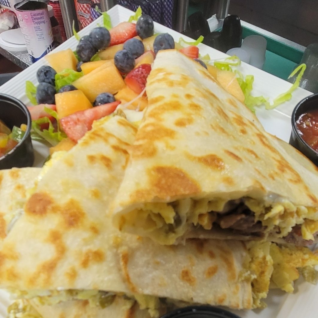 The Village Veggie Quesadilla.