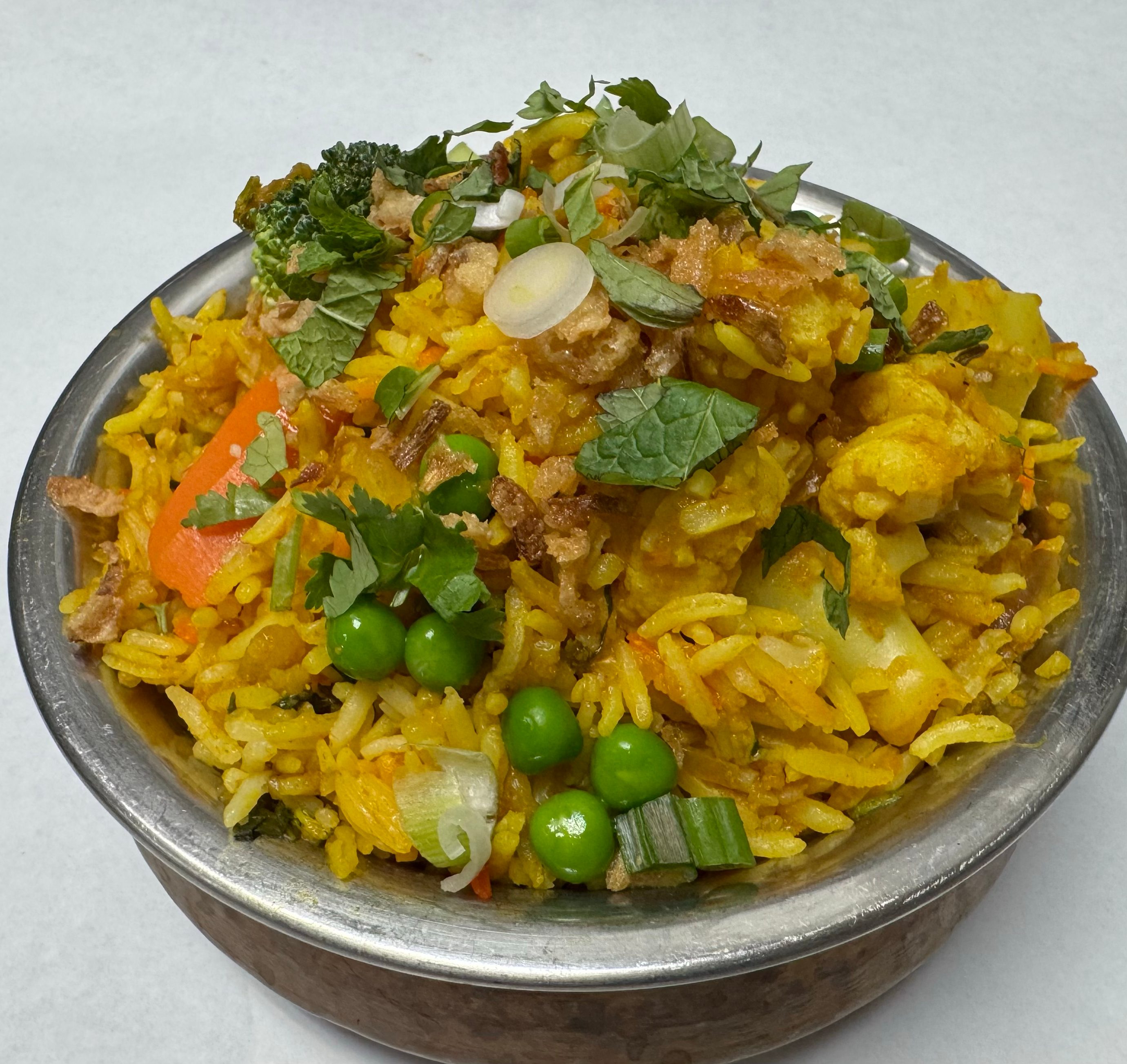 Vegetable Biryani.