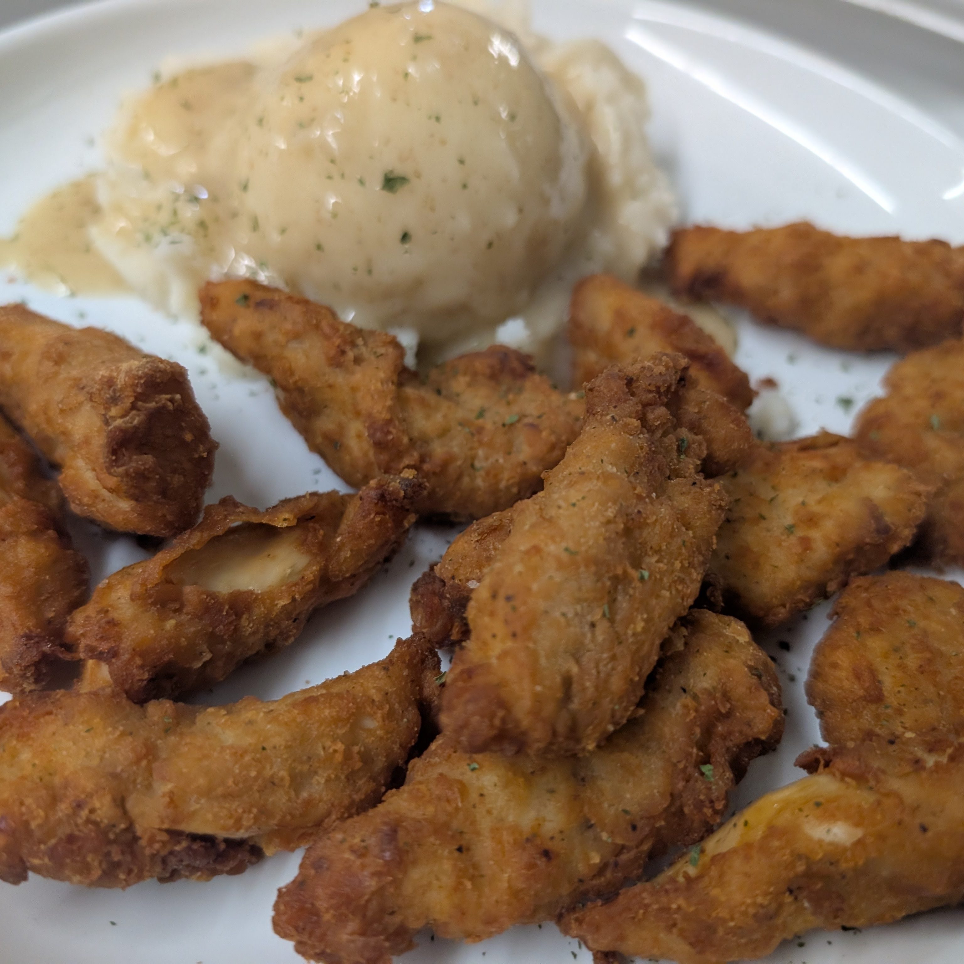 Breaded Chicken Tenders.