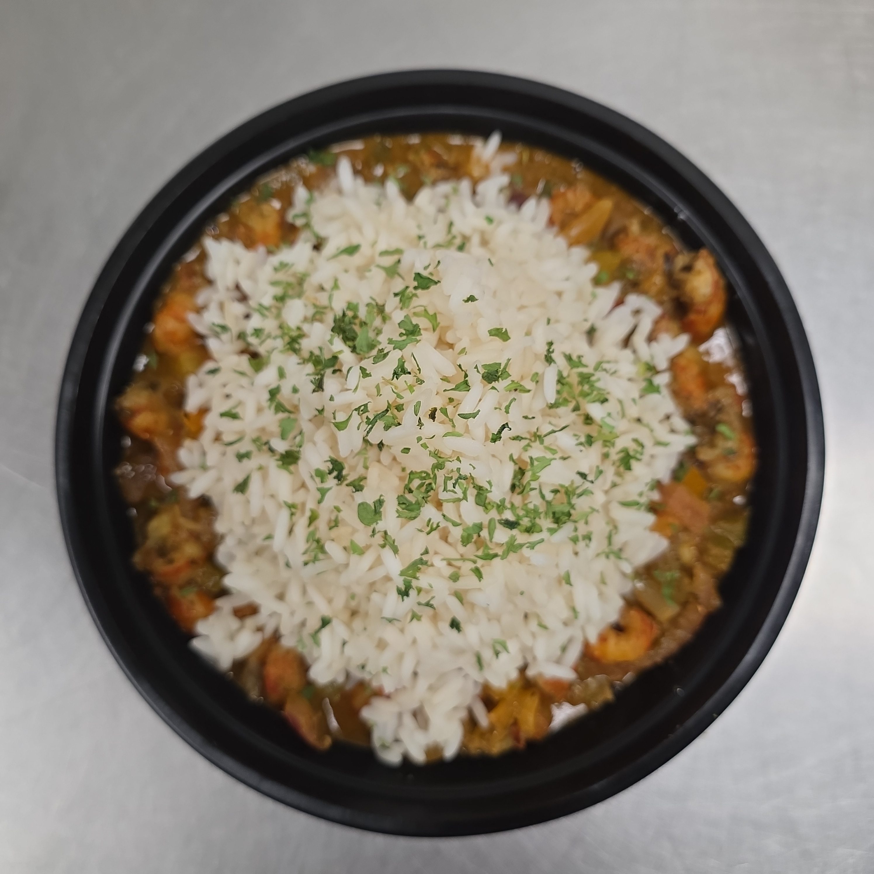 Breaux Bridge Crawfish Étouffée with Rice.
