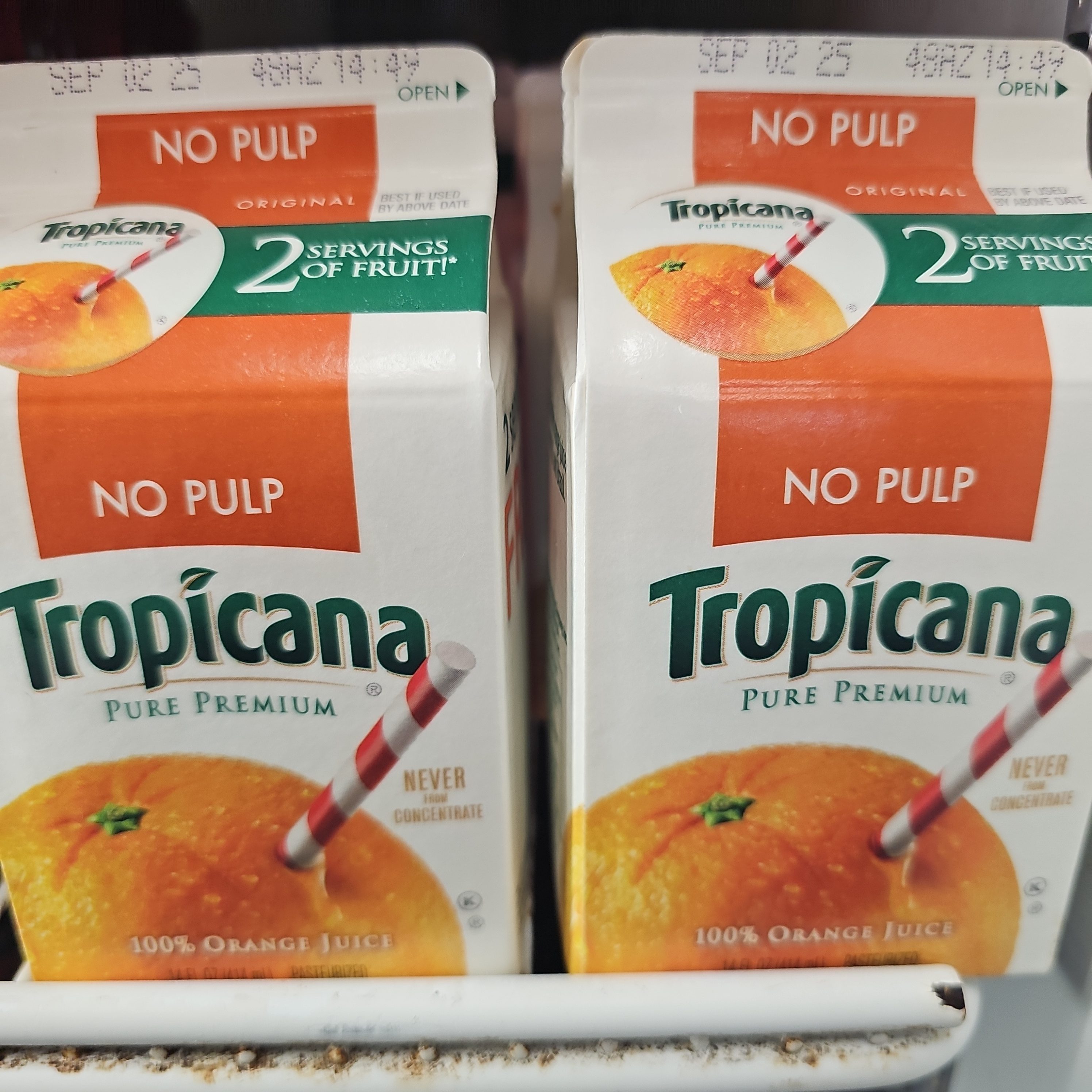 Carton Orange Juice.