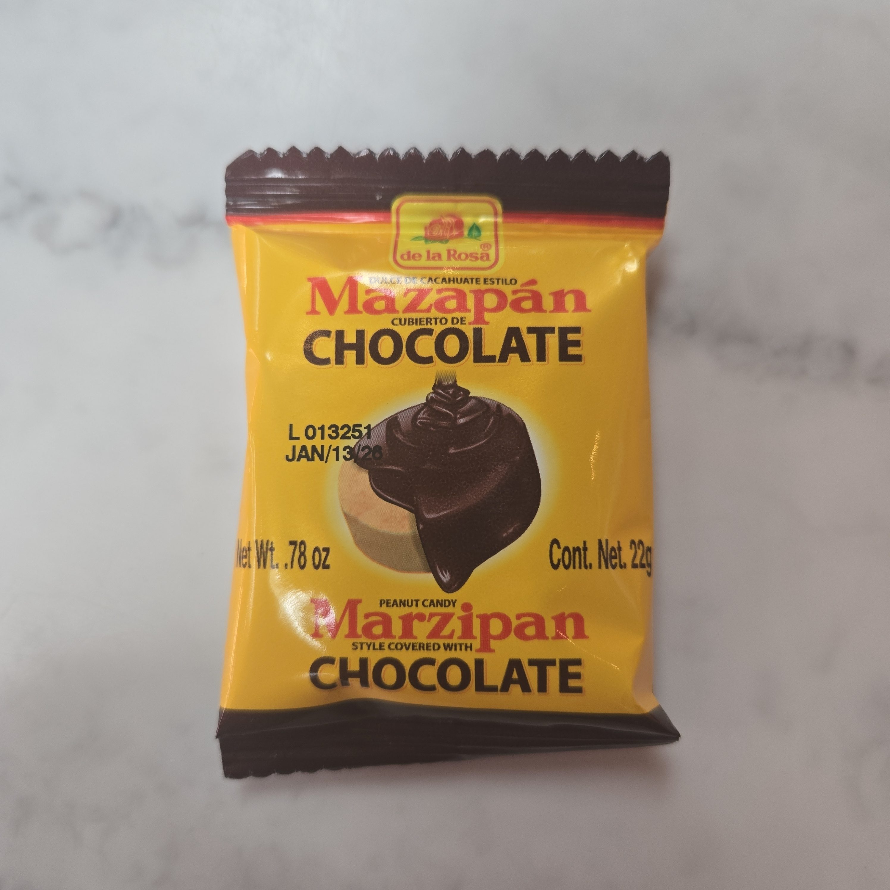 Mazapan Con Chocolate.