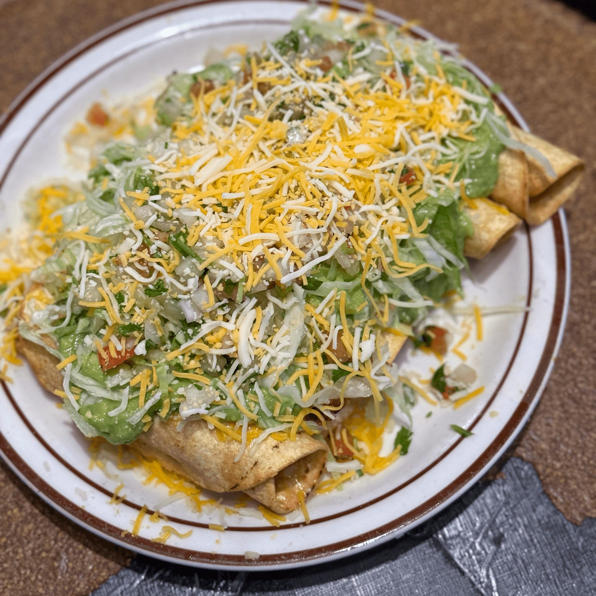 A2 The Six Rolled Taquitos.